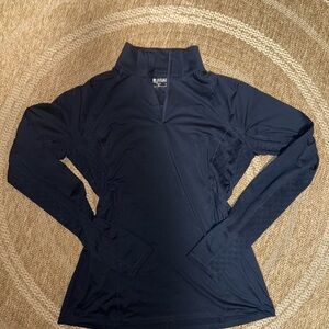 Ariat Tek Navy Sunstopper 3.0 1/4 Zip Baselayer